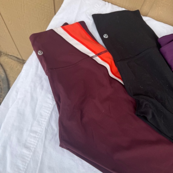 Lululemon Lot Size 4 Resellers Lot 6 pc 5 Leggings 1 Tank top - Picture 2 of 11